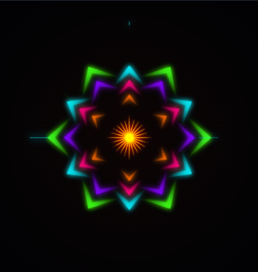 Neon Kaleidoscope hero preview